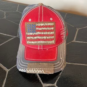 “Rare” True Religion Flag Hat